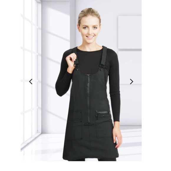 Like New Hair Dressing Overall Unifrom Penn State Pinny BlackPants Size 6 - Picture 1 of 8